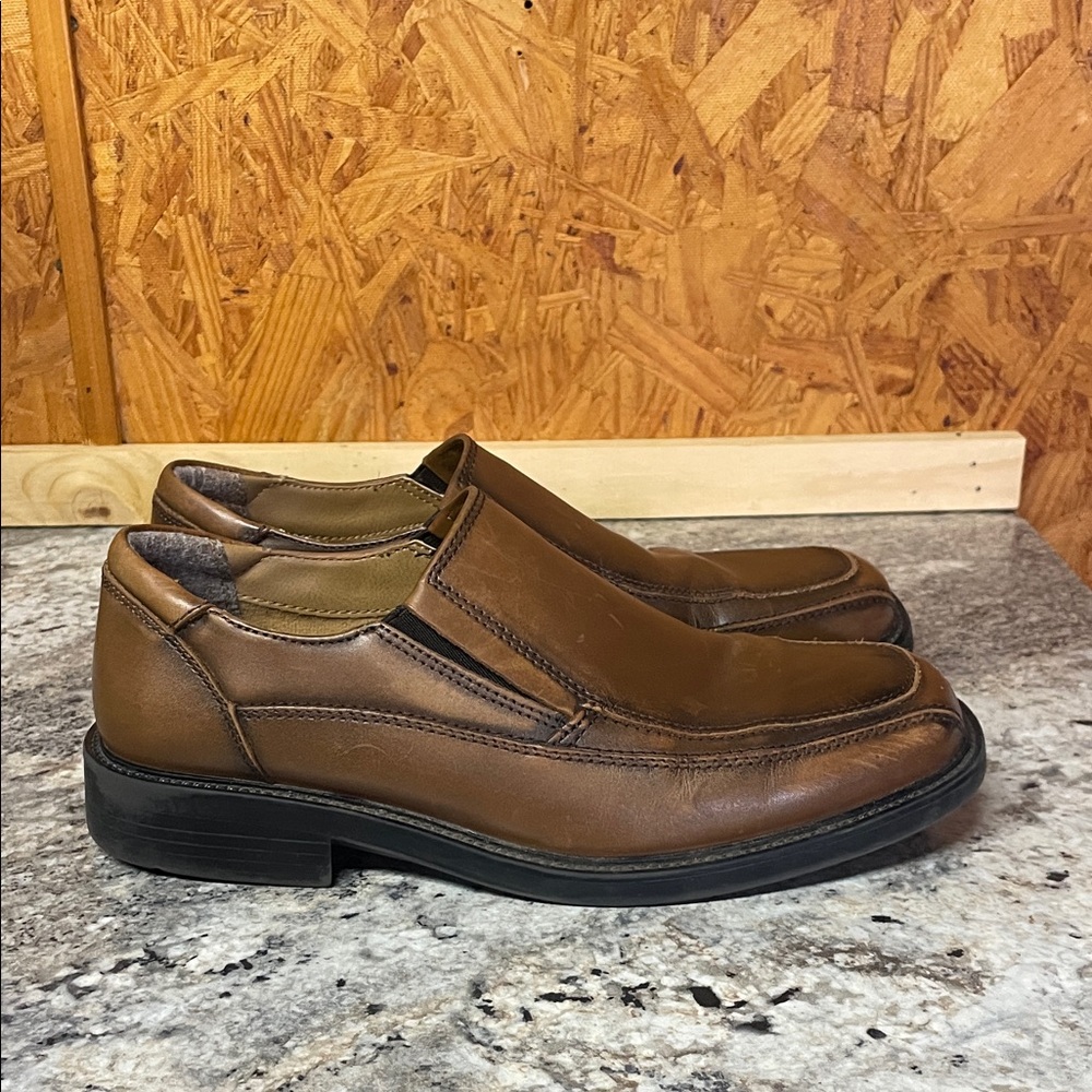 Dockers 90-3183 Prostyle All-Motion Comfort Brown Leather Shoes